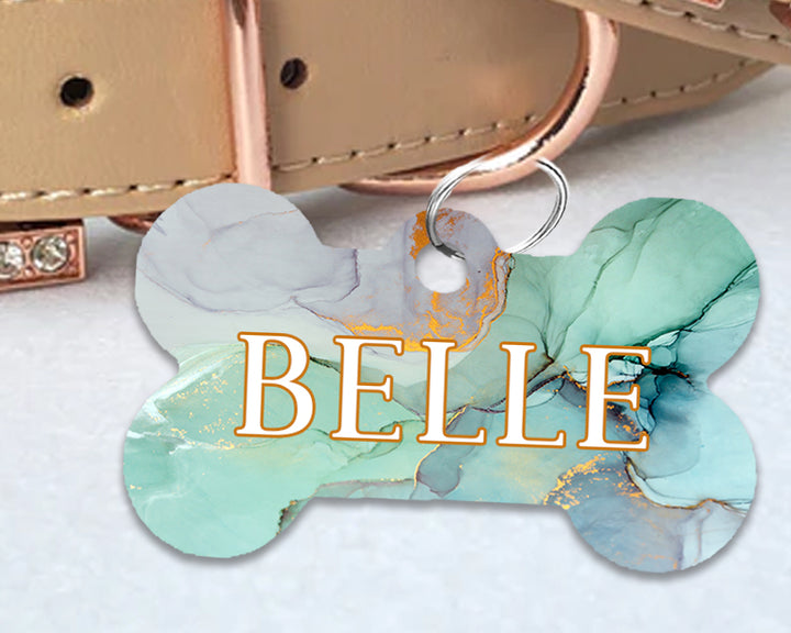 Pet ID Tag | Aqua Marble