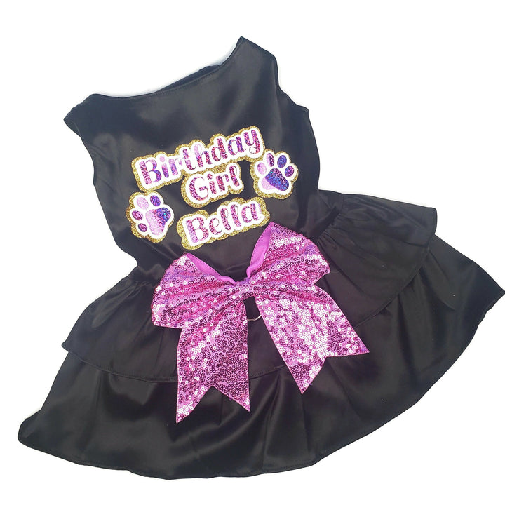 Personalized Birthday Doggy Dress | The Dark Diva