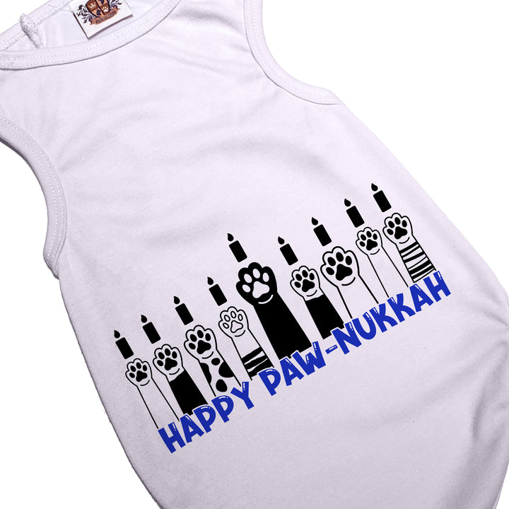 Holiday Dog Shirt | Happy Paw-nukkah