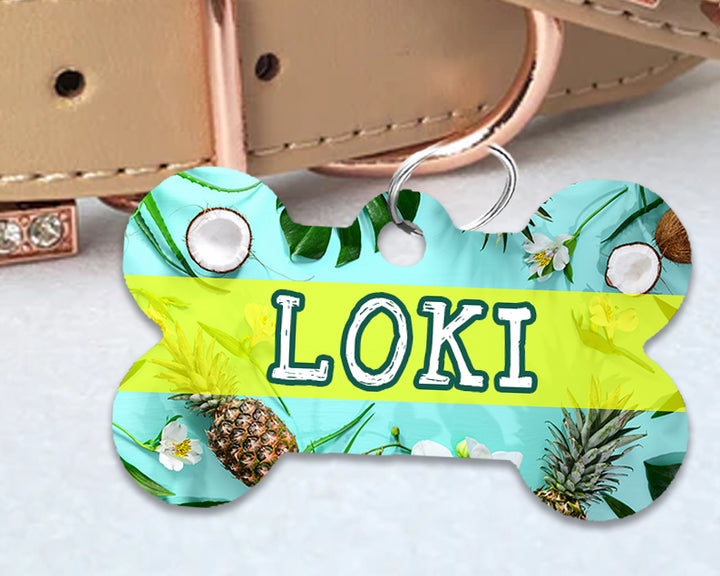 Pet ID Tag | Blue Coconut