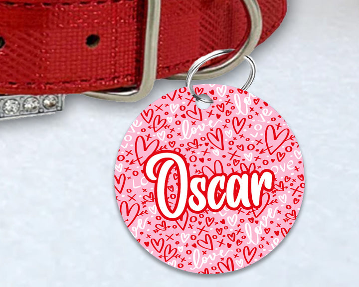 Pet ID Tag | XOXO Hearts