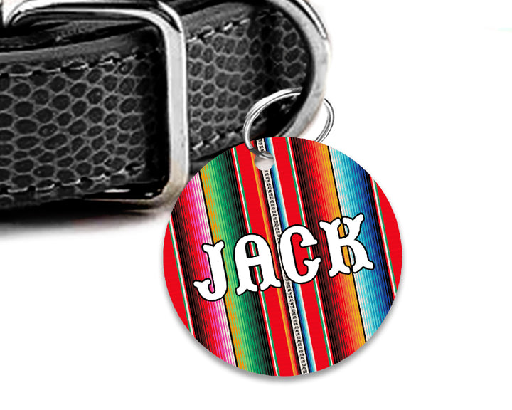 Pet ID Tag | Festive Serape