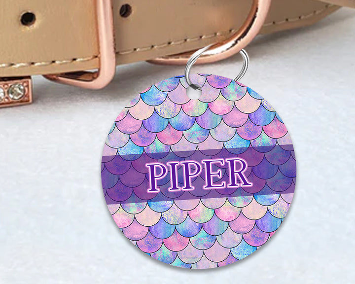 Pet ID Tag | Shimmering Mermaid