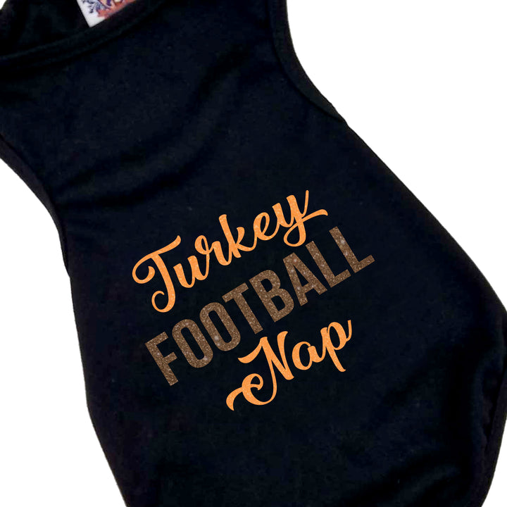 Holiday Dog Shirt | Turkey Football Nap