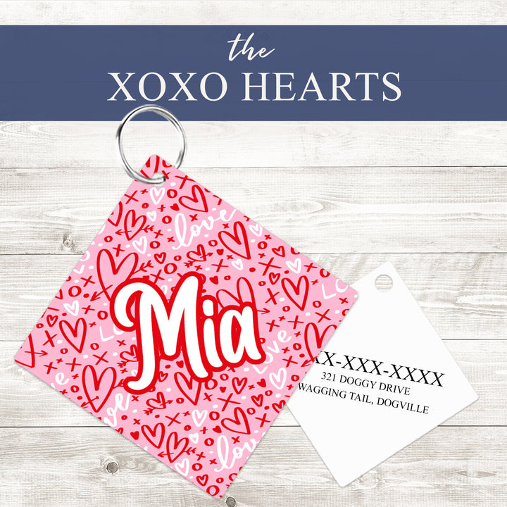 Pet ID Tag | XOXO Hearts