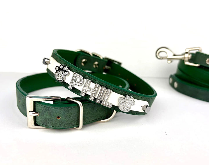 Green Spirit Series Personalized Collar | 9 Color Options