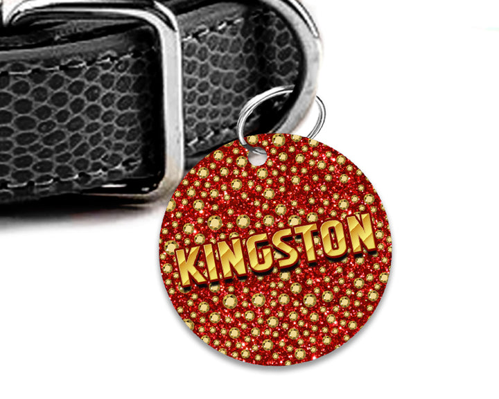 Pet ID Tag | The Rhinestone King