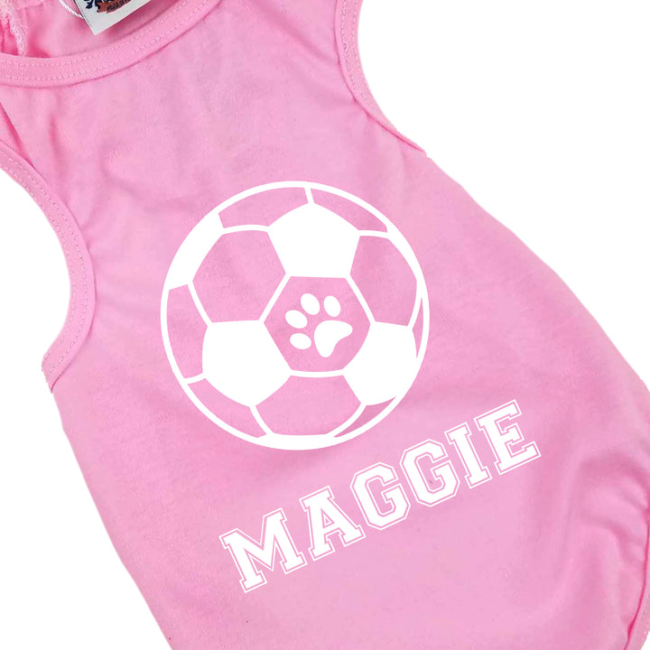 Dog Soccer Personalized Tee