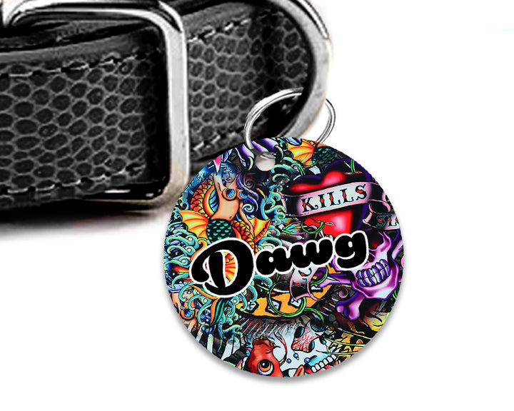 Pet ID Tag | The Tattooed Rebel