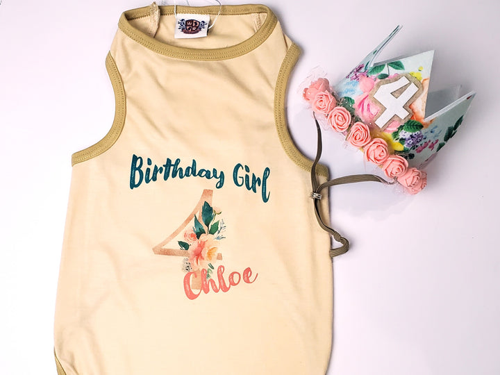 Personalized Garden Girl Birthday outfit | Birthday Girl