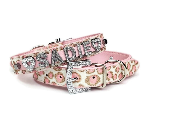 Baby pink puppy store collar